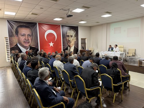 Sayın Kaymakamımız Muhammed Öztaş Köylere Hizmet Götürme Birliği Toplantısına Katıldı